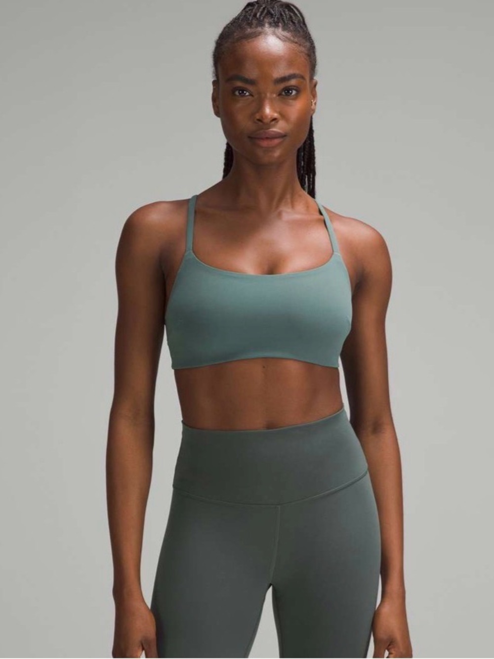 Lululemon Wunder Train Strappy Racer Bra *Light Support, C/D Cup
Medium Forest